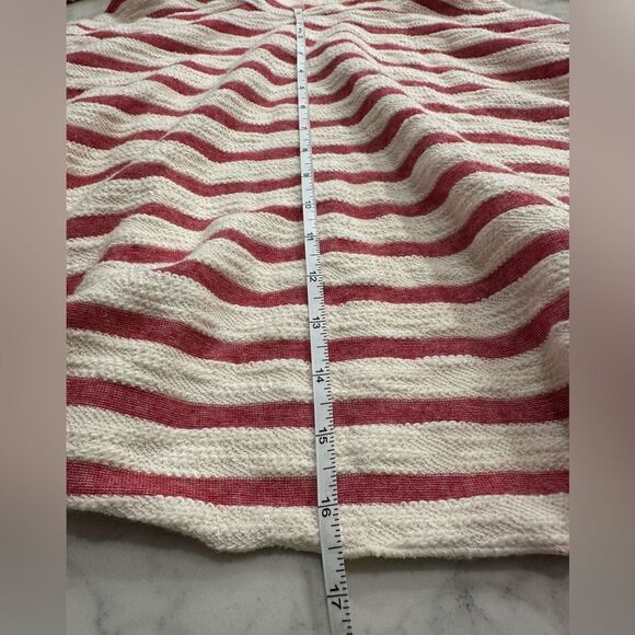 NWT Free People All I Want Is You Mini Dress Red Cream Striped Size Small - Picture 8 of 8